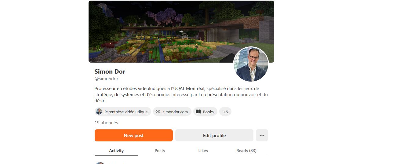 Mon écriture publique — Substack, infolettre, notifications, réseaux sociaux, etc.