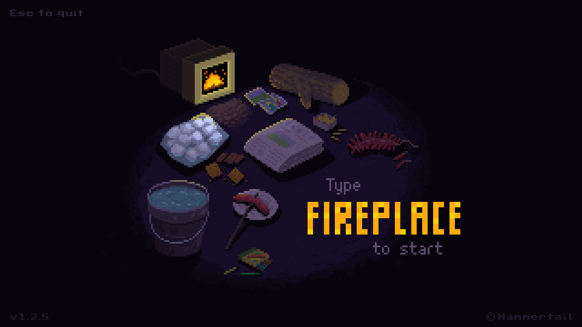 Pixel Fireplace